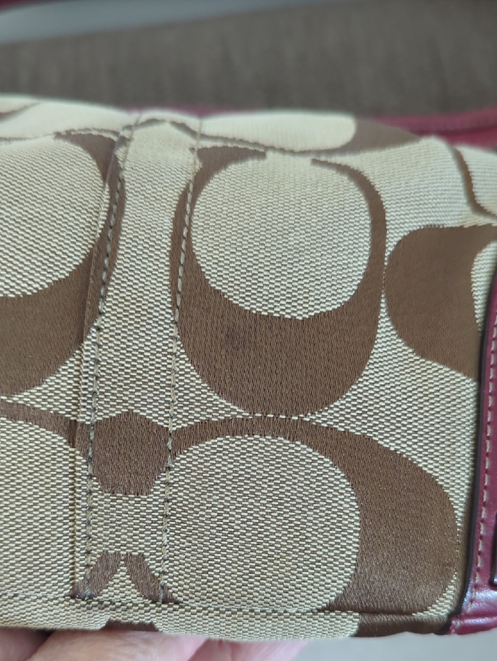 Coach 12227 Ergo Canvas Hobo Shoulder Bag - Picture 16 of 16